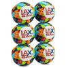 Lax Sak Soft Practice Lacrosse Balls - Same Weight & Size as a Regulation Lacrosse Balls, Great for Indoor & Outdoor Practices, Less Bounce & Minimal Rebounds - Argyle, 6 Pack view 3