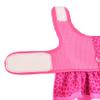 Fuchsia (Pink) Hawaiian Ruffled Dog Harness with Ruffles Spoiled Dog Designs (XX-Small) view 3