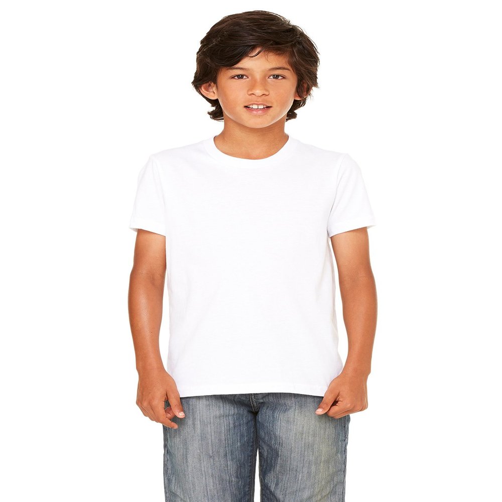 Bella + Canvas Youth Jersey T-Shirt M Natural