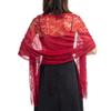 Women Shawls Floral Chiffon Scarf Wrap Bolero Wedding Bridal Cape for Dresses view 1