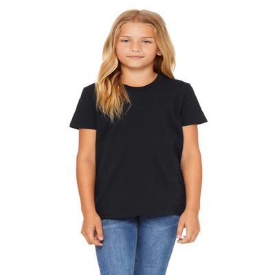 Bella + Canvas Youth Jersey T-Shirt M VINTAGE BLACK