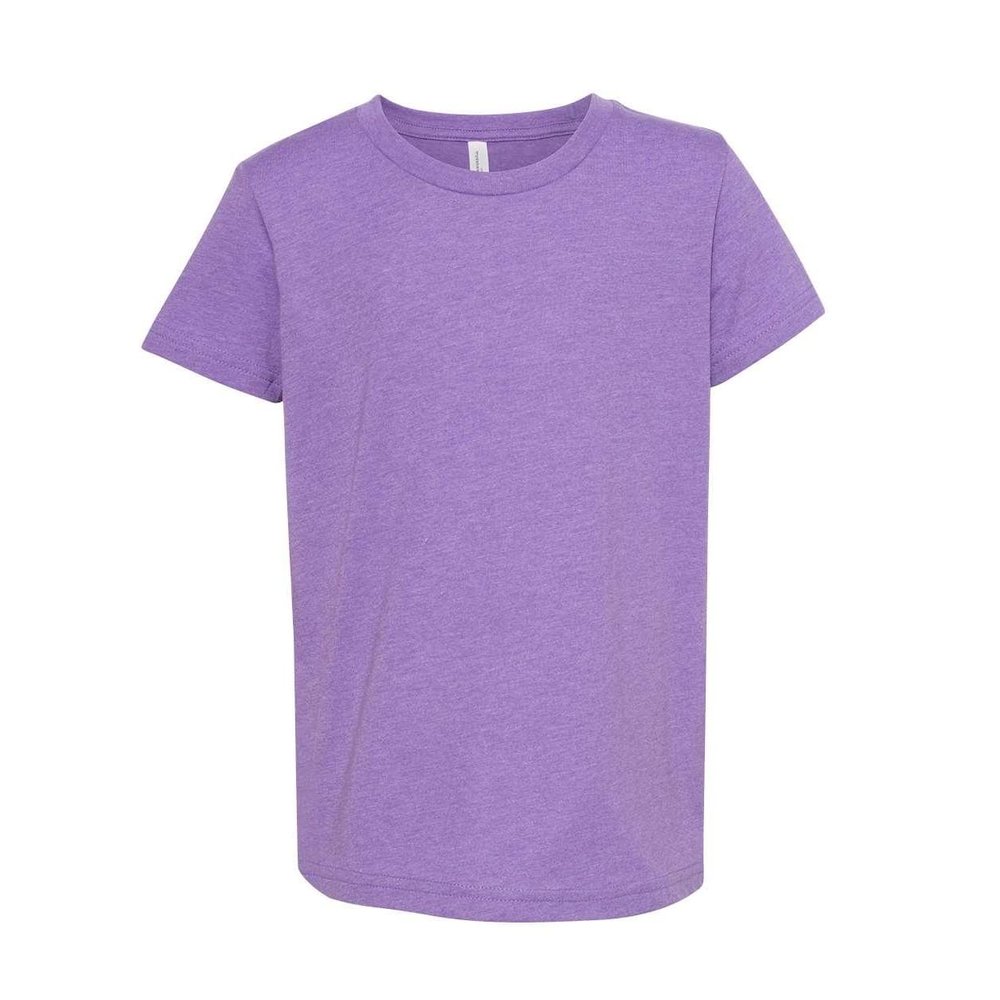 Bella + Canvas Youth Jersey T-Shirt XL HTHR TEAM PURPLE