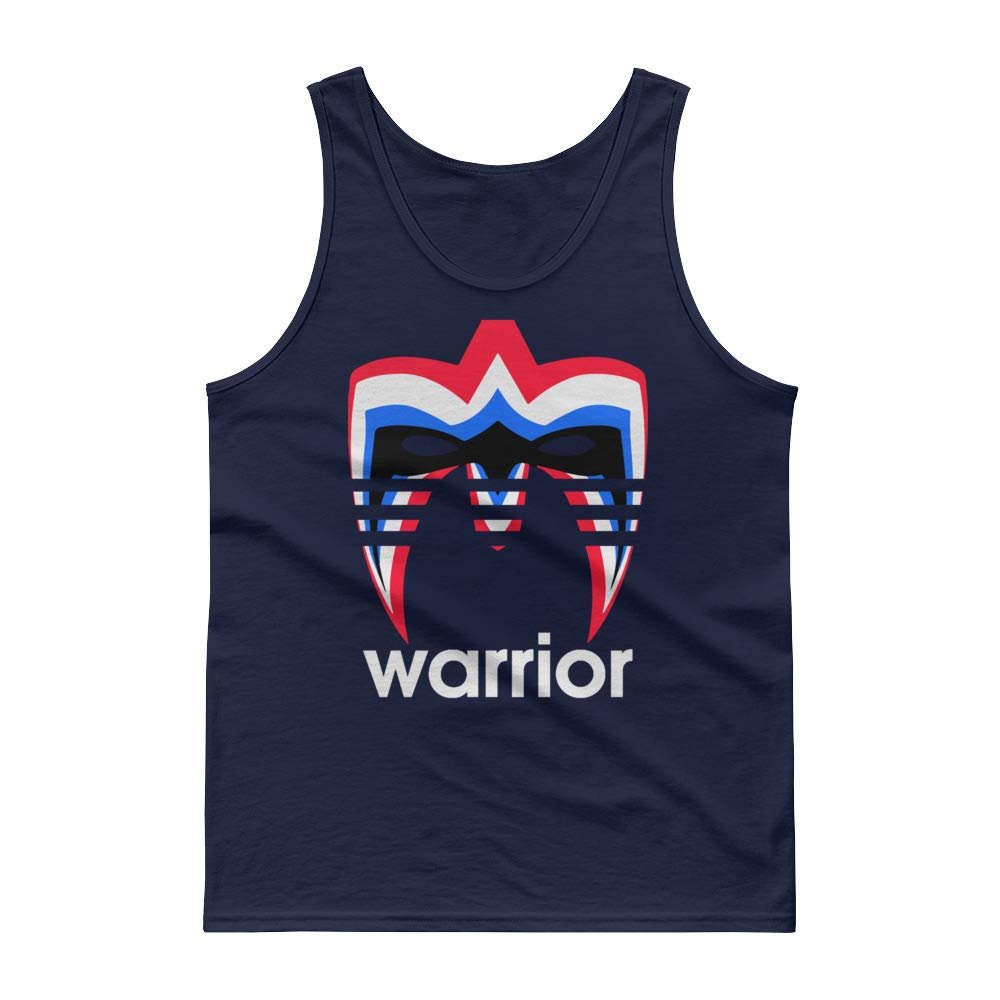 Wrestler Ultimate Warrior Face Paint Tank top Navy