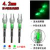 SHARROW Archery Arrows Nock LED Lighted Nocks Hunting Shooting Luminous Lighted Compound Recurve Bow Glowing Arrow Nock Tail Fit 4.2mm Arrow Shaft 6pcs (Green) view 3