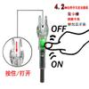 SHARROW Archery Arrows Nock LED Lighted Nocks Hunting Shooting Luminous Lighted Compound Recurve Bow Glowing Arrow Nock Tail Fit 4.2mm Arrow Shaft 6pcs (Green) view 4
