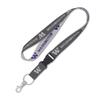 WinCraft Washington Huskies Lanyard with Detachable Buckle, 1" - Purple and Grey view 1