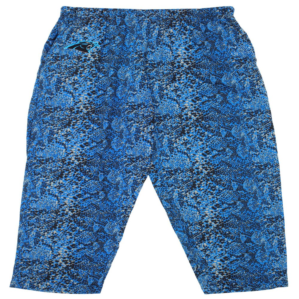 Zubaz NFL Mens Post Pattern Pants, Carolina Panthers, Small