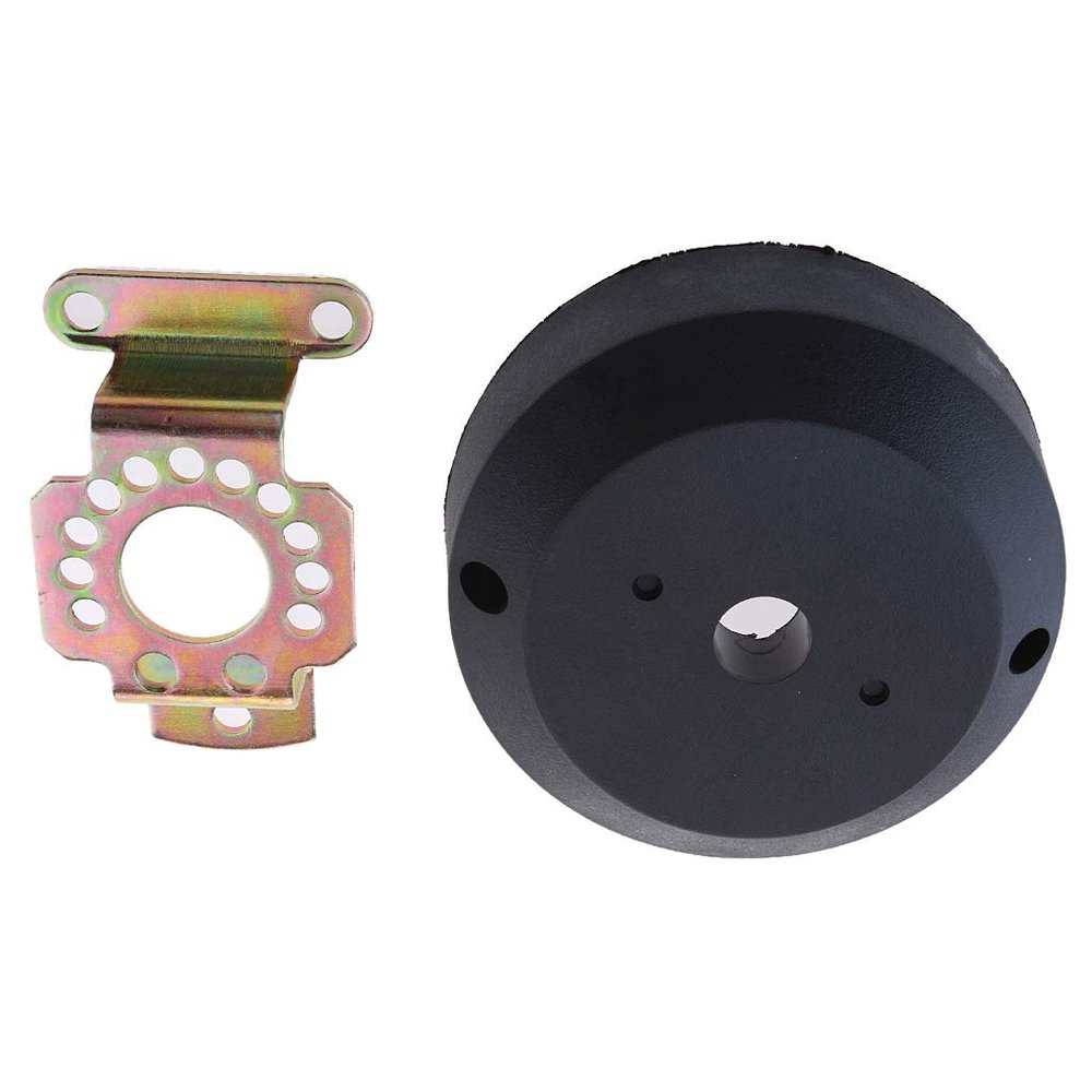 Almencla Boat Steering Wheel Bezel 90 Degree for Rotary Mount Bezel Marine Boat Rotary Steering Mounting Kit