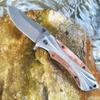 Folding Hunting Flipper Knife Survival Multi Camping view 3