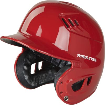 Rawlings | R16 VELO Baseball Batting Helmet | Senior (6 7/8" - 7 5/8") | Scarlet