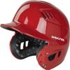 Rawlings | R16 VELO Baseball Batting Helmet | Senior (6 7/8" - 7 5/8") | Scarlet view 1