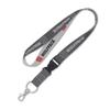NC State Wolfpack North Carolina State Wolfpack Lanyard with Detachable Buckle, 1" - Grey view 1