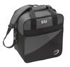 BSI Solar Bowling Carry Bag that Holds One Bowling Ball and has Interior Shoe Pockets that Hold Up to Size 13 Shoes- Black view 2