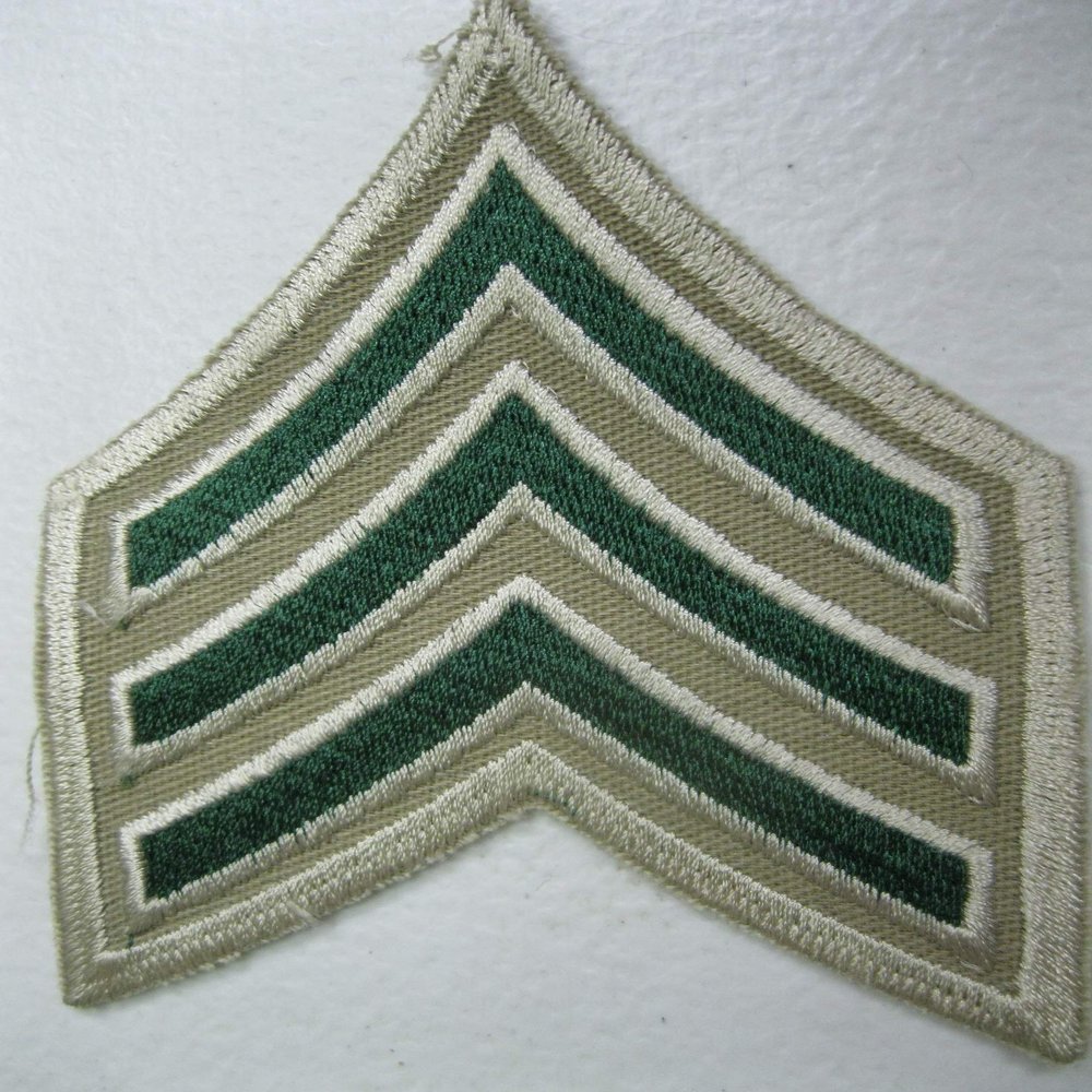 Uniform Chevrons SGT Sold AS Pairs
