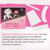Hollywood Fashion Secrets Fashion Tape, Shapes Double Sided Boob & Body Tape, Fabric Adhesive for Dresses, Strong Hold, Hypoallergenic & Medical Grade, 4 Unique Shapes, 24 Strips, 2 Pack view 3