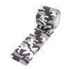 Flybloom Tactical Camouflage Stretch Bandage Outdoor Hunting War Shoot Band Gun Accessories Bicycle Decoration (Black White Camouflage) view 1