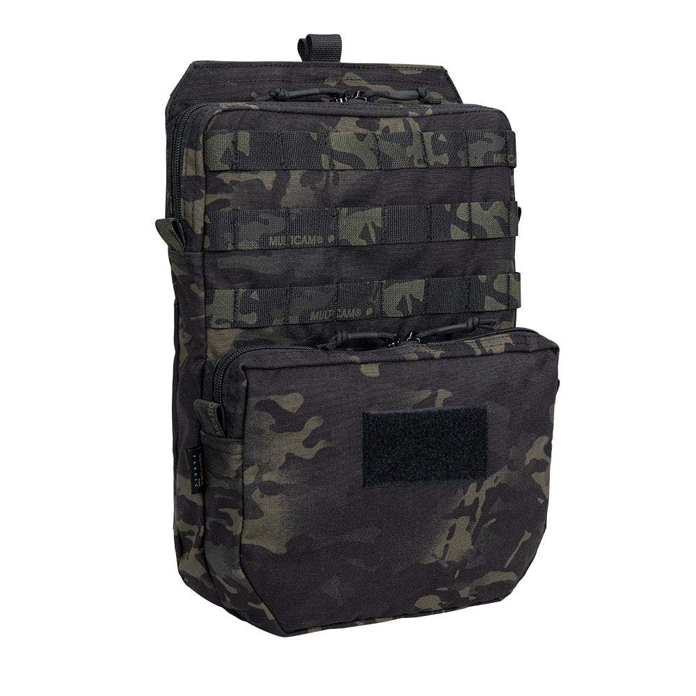 EXCELLENT ELITE SPANKER Tactical MOLLE Hydration Pack for 3L Hydration Water Bladder Molle Vest Accessory (Multicam Black)