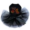 Fall Leaves # 1 - Bling Rhinestone Dog Tutu Dress, 2XL Pink view 1