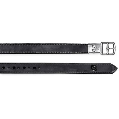 Bates Heritage Stirrup Leathers 44in Black