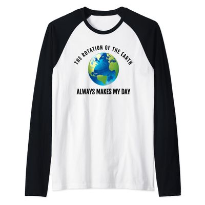 Funny Pun Solar System Earth Science Related Joke Raglan Baseball Tee