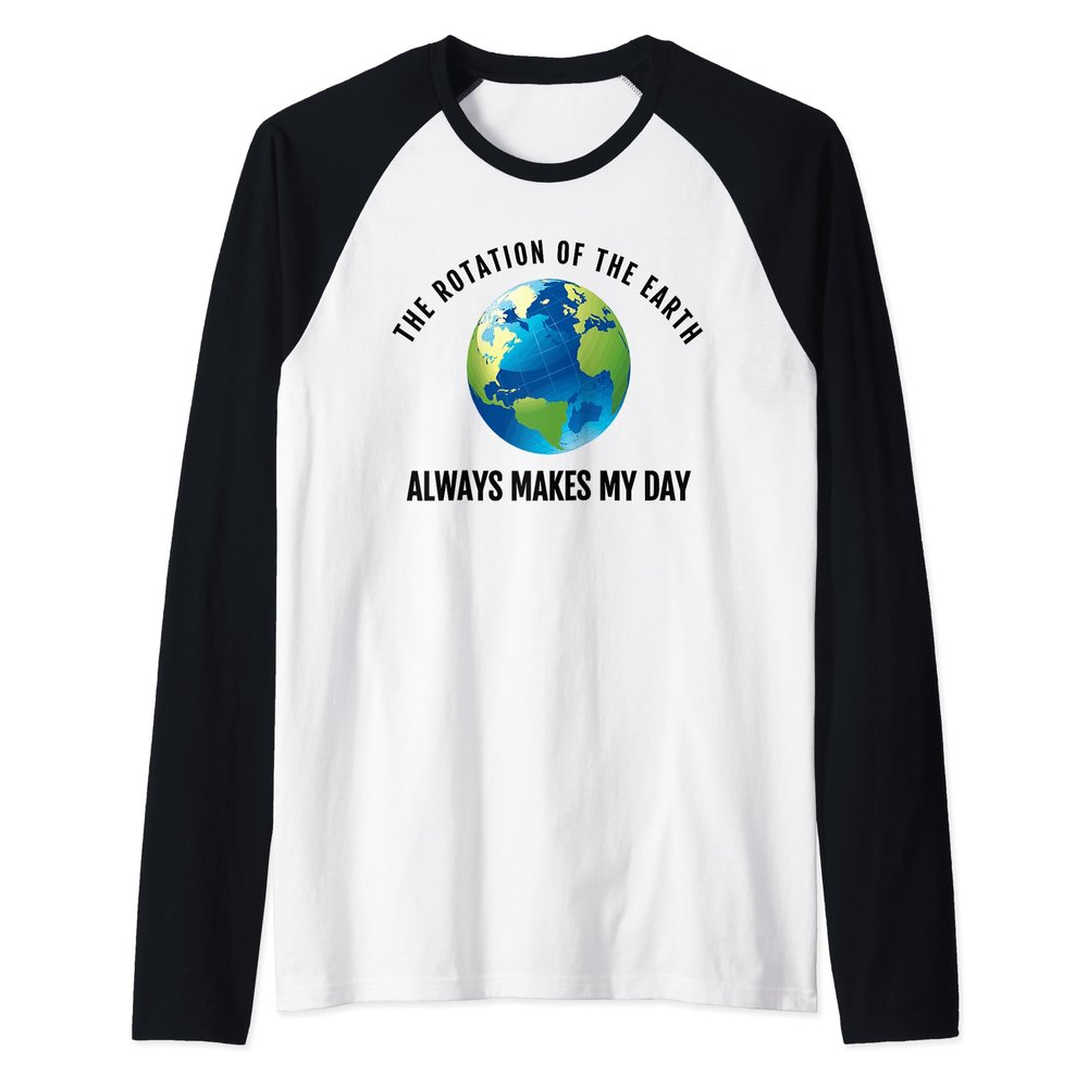 Funny Pun Solar System Earth Science Related Joke Raglan Baseball Tee