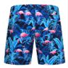 ELETOP Men's Swim Trunks Quick Dry Bathing Suit Swimming Board Shorts Mesh Lining Beach Swimwear Flamingo Blue 3XL view 2
