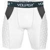 Youper Youth Elite Compression Padded Sliding Shorts w/Cup Pocket for Baseball, Football (White, Large) view 1