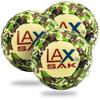 Lax Sak Soft Practice Lacrosse Balls - Same Weight & Size as a Regulation Lacrosse Balls, Great for Indoor & Outdoor Practices, Less Bounce & Minimal Rebounds - Trad Camo, 3 Pack view 1