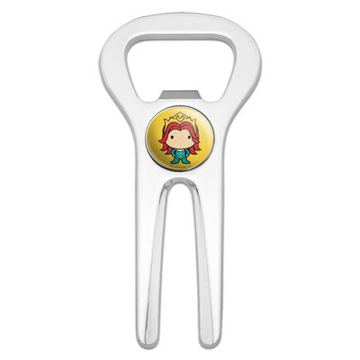 GRAPHICS & MORE Aquaman Movie Mera Chibi Character Golf Golfing Divot Repair Tool Bottle Opener