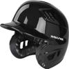 Rawlings | R16 VELO Baseball Batting Helmet | Junior (6 3/8" - 7 1/8") | Black view 1