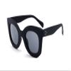Freckles Mark Thick Fashion Butterfly Sunglasses for Women Trendy Round Cat Eye Sun Glasses (Matte Black, 45) view 2