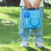 Omie OmieBox Kids Utensils Set with Case - 2 Piece Plastic, Reusable Fork and Spoon Silverware with Pod for Kids (Blue) view 2