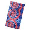 LBI Spring Top Eyeglass Case For Men & Women, Squeeze Top Case, Variety Of Styles in Tie-Dye-Red-Blue view 1