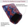 LBI Spring Top Eyeglass Case For Men & Women, Squeeze Top Case, Variety Of Styles in Tie-Dye-Red-Blue view 4