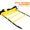 Football Training Ladder,Speed Agility Training Ladder Kit12 Adjustable Flat Rungs and 10 Cones (Orange/Yellow) for Football Soccer Soccer Training Agility Ladder view 3