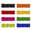 8 Colors 3 Legged Race Bands, Three Legged Race Durable Firm Elastic Tie Rope Colorful 3 Leg Race Band for Party Game Outdoor Fun