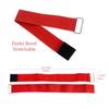 8 Colors 3 Legged Race Bands, Three Legged Race Durable Firm Elastic Tie Rope Colorful 3 Leg Race Band for Party Game Outdoor Fun view 3