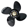 Aluminum Outboard Cupped Propeller Boat Prop 4 Blades 12.5x19 Pitch Replacement for TOHATSU BFT60-90, BFW60HP view 2