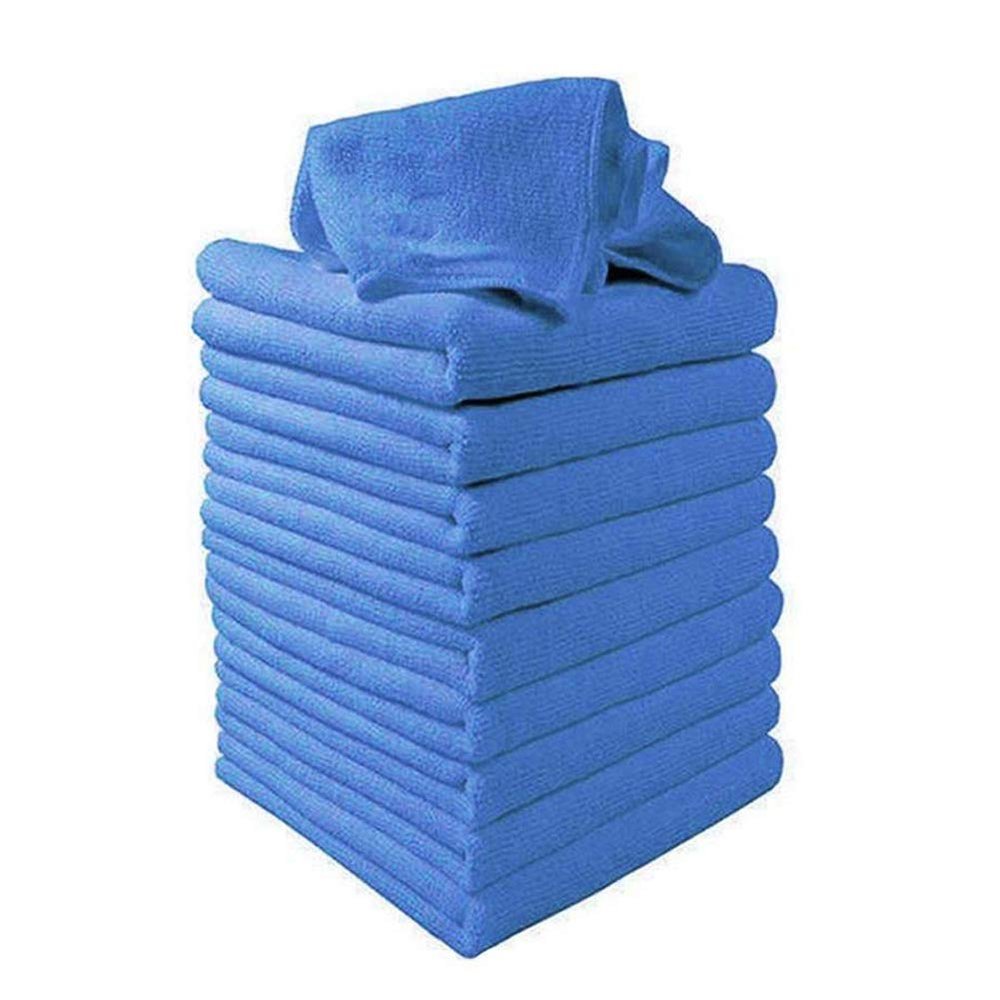 Camping-Towels 10Pcs 25x25cm Safe Refined Comfortable Microfiber Auto Car Care Wash Towel Soft Cleaning Cloth Duster