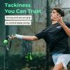 ADV MaxTac Tacky Tennis Overgrip - 12 Pack Extremely Sticky Non-Slip Tennis Grips Overgrip - Razor-Thin & Easy to Use Pro Tennis Racquet Grip Tape, White view 2