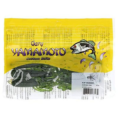 Gary YAMAMOTO 4.4" Hugger Japan Package J139-06-194J 6Ea Watermelon W/BLK
