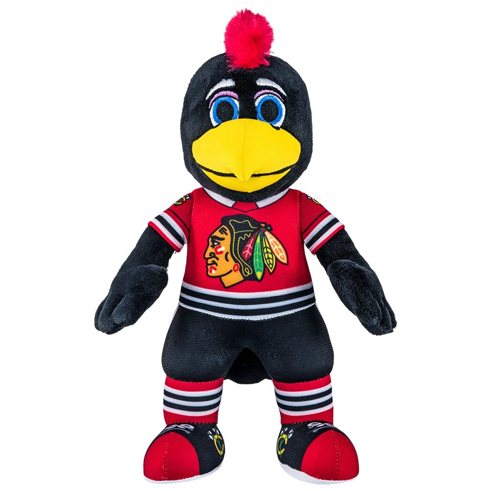 Bleacher Creatures Chicago Blackhawks Tommyhawk 10" Mascot Plush Figure- A Mascot for Play or Display