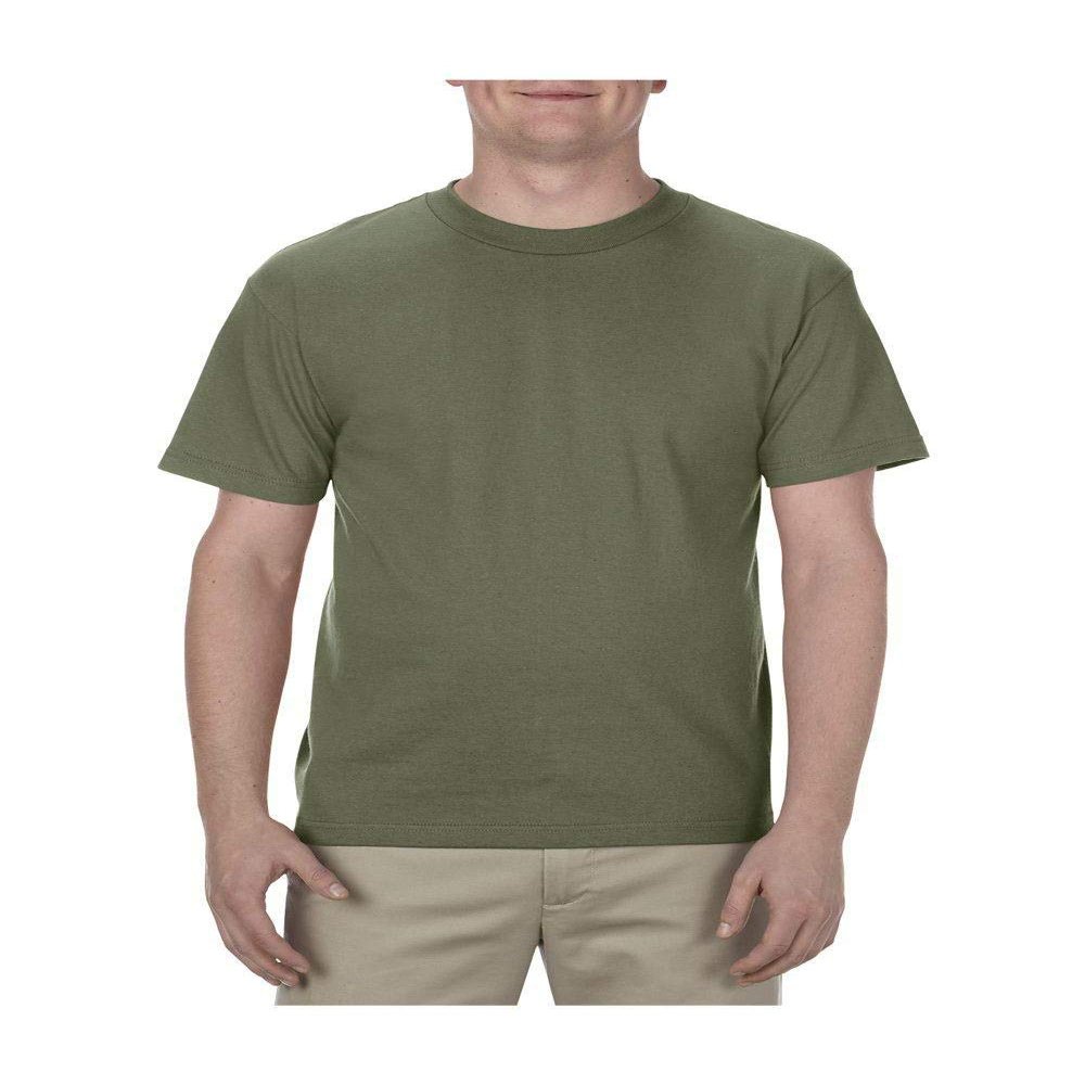Alstyle Classic Short Sleeve Tee M Military Green