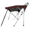 Oceansouth Breakwater Sportz Bimini Top  4ft with Rear Support Poles, Waterproof Includes Storage Boot (Maroon, 67"-75") Fishing Bows Sun Shade Boat Waterproof Cover Boot Storage Bow Beach view 3