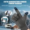 Aegend Lightweight Winter Gloves for Men Women, Warm Running Gloves Touchscreen Thermal Glove Liners for Cold Weather Driving, Cycling & Hiking, Non-Slip, Elastic Cuff, Stretchy, Durable view 2