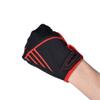 Mumian Professional Anti-Skid Bowling Gloves Comfortable Bowling Accessories Semi-Finger Instruments Sports Gloves Mittens for Bowling (Black Red, M) view 3