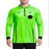 FitsT4 Sports Men's Pro Soccer Referee Jersey Long Sleeve Ref Shirt Green Small view 1