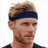 Tough Headwear Terry Cloth Headband - Sweat-Wicking Running Head Band - Basketball Accessories - Headband for Washing Face - Navy Blue view 1