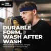 Tough Headwear Terry Cloth Headband - Sweat-Wicking Running Head Band - Basketball Accessories - Headband for Washing Face - Navy Blue view 4