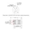 Marine Stainless Steel Barbed Short Straight 1/2" O.D. Thru-Hull with Nut& Custom Gasket for Boat,RSV view 2